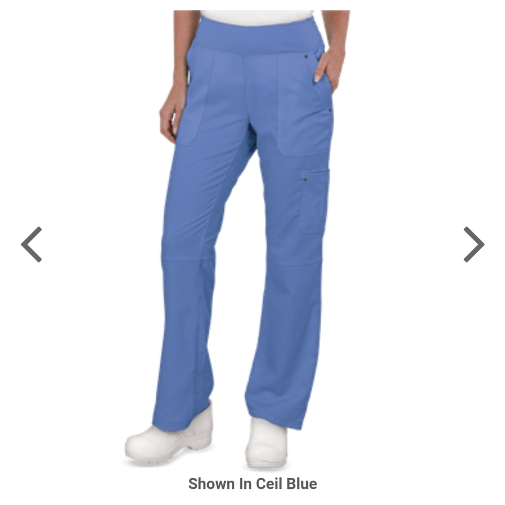 Purple label yoga by healing hands scrub pants size XL hemmed short